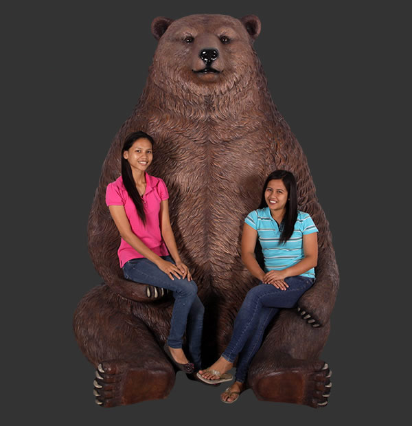 California Grizzly Bear ライセンスプレート　立体オブジェ Grizzly Bear Toy | Safari Ltd®