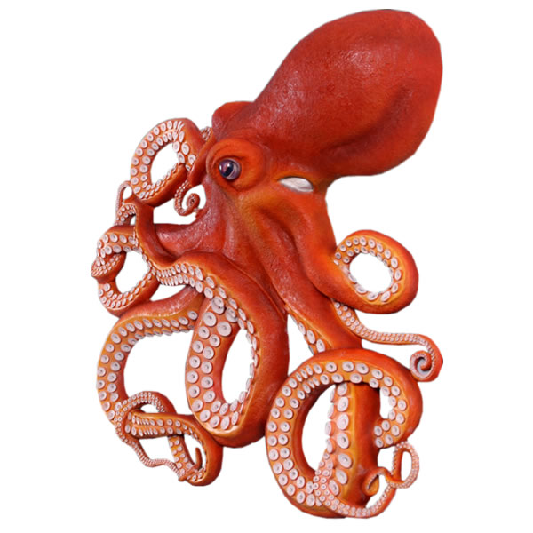 壁掛け用 巨大なタコ Octopus Wall Decor FRPアートオブジェ