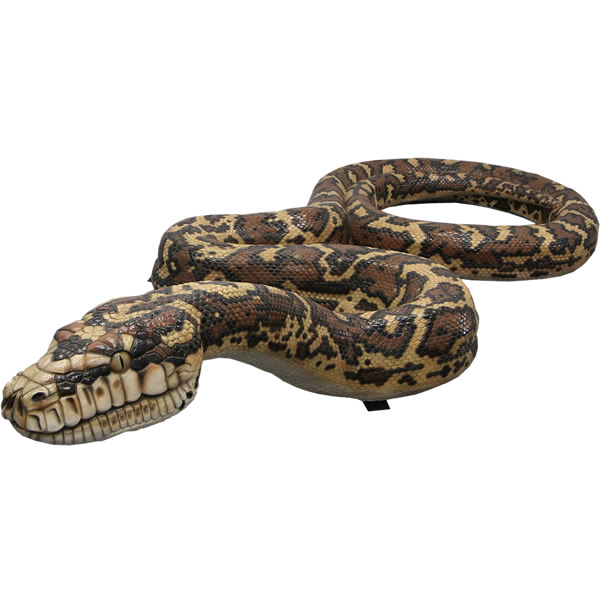 巨大にしきへび Giant 15M long Carpet Python FRPアートオブジェ