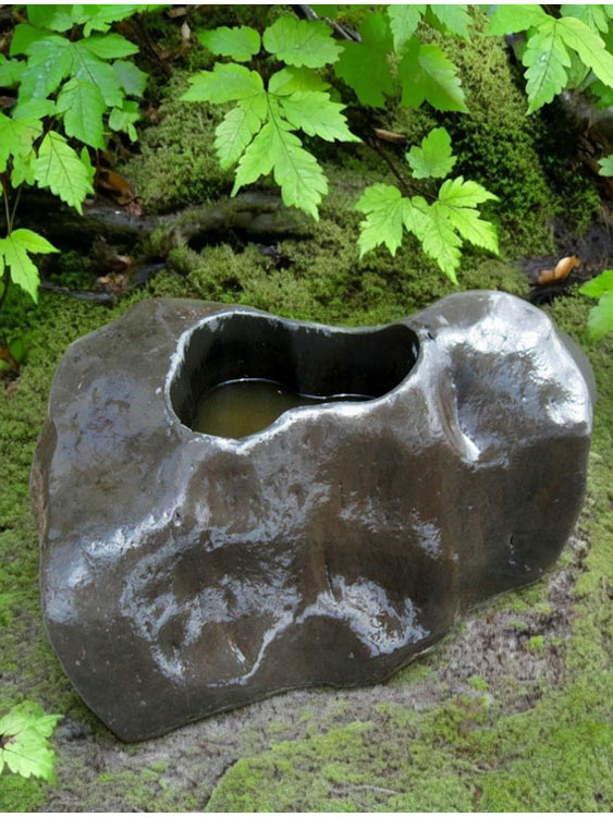 天然石 蹲(つくばい) 手水鉢
