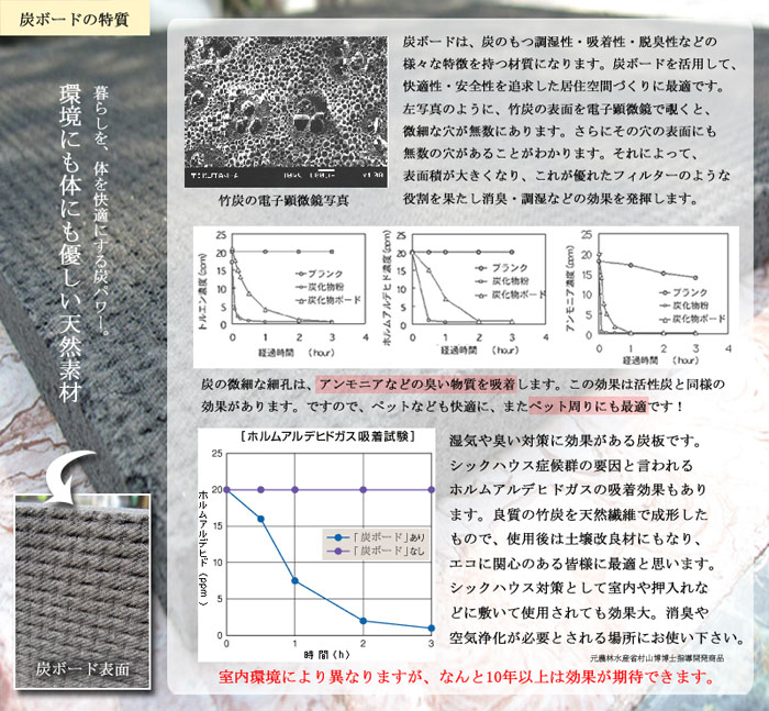 炭　調湿　消臭